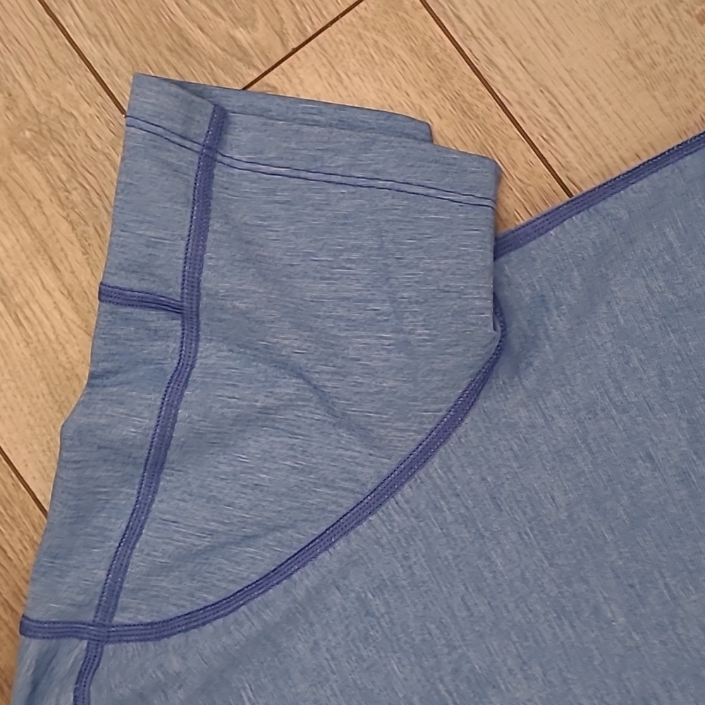 Lululemon Light Blue Recent Solid Large Polo Mens… - image 3